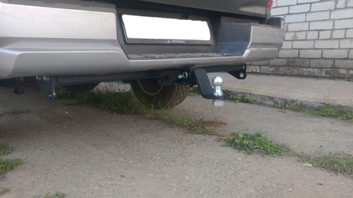 Фаркоп под квадрат для Mitsubishi L200 6 поколение, 2023-, Бизон.FA 0450-E