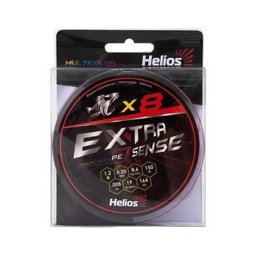 Шнур Helios Extrasense X8 PE Multicolor 150m  1.2/19LB 0.20mm (HS-ES-X8-1.2/19LB)