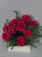 Полянка ритуальная утяжеленная на постаменте