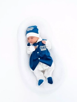 Комбинезон на выписку для новорожденного джентльмен