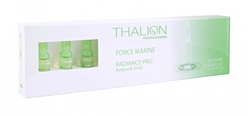 Thalion Морская сила Сыворотка для лица Force Marine Radiance-Pro Ampoule Eclat 10*1,5 мл