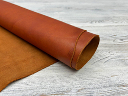 Nappa Extra Cognac (1,2-1,4 мм) цв. Коричневый, натуральная кожа