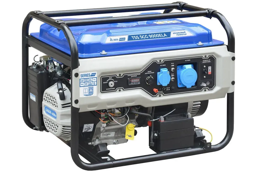 Генератор (9 кВт) TSS SGG 9000ELA бензиновый