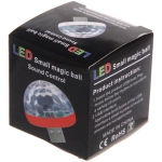 Диско-шар mini «Каледоскоп», LED (красный, зеленый, синий), переходник USB Type-C