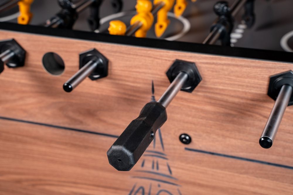 Игровой стол - футбол "Eiffel" коричнево-черный