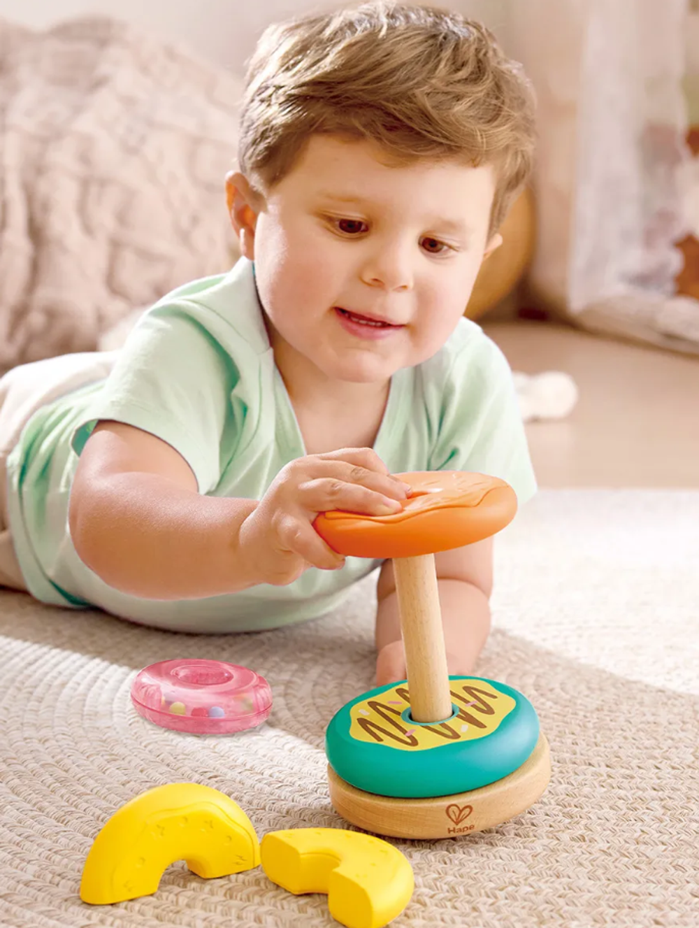 Детская игрушка "Пирамидка" Башня пончиков