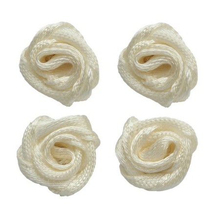 К-9082 Цветок пришивной 1,1см, цв.шампань