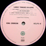 King Crimson / Larks' Tongues In Aspic (LP)