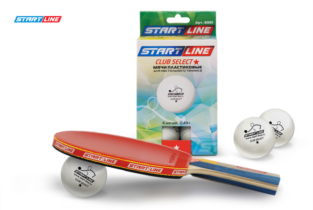Мячи Start line Club Select 1* New (6 шт, бел.)