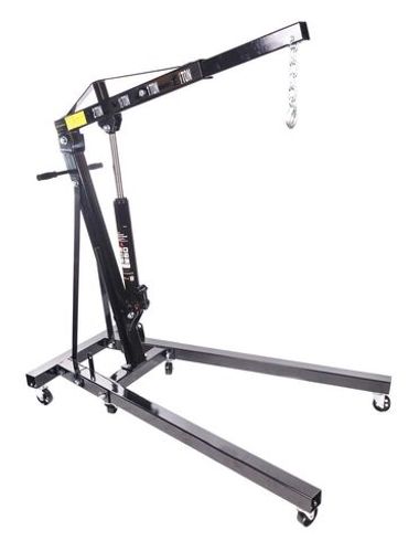 Кран гидравлический, 2т складной, (высота подъема 2200мм, длина стрелы:1000-1570мм) Forsage F-T32002 (из 2-х частей)