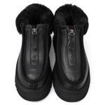Ugg Funkette Platform Boots Leather Black