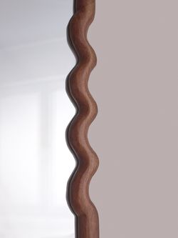 Зеркало Fluid, 54х180 см, коричневое