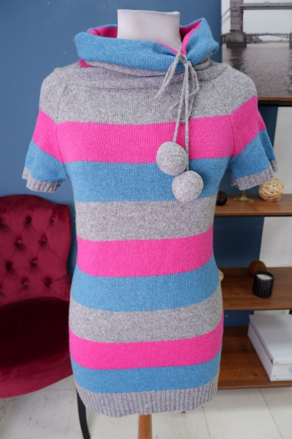 Футболка вязаная 42-44 размер