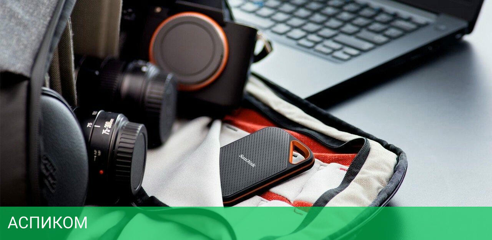 Внешний накопитель SanDisk Extreme Pro Portable V2 1TB (SDSSDE81-1T00-G25)