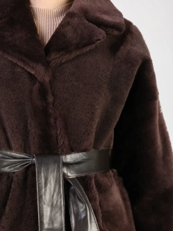 Дубленка зимняя шуба натуральная двухсторонняя оверсайз