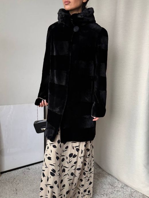 Шуба норковая, M