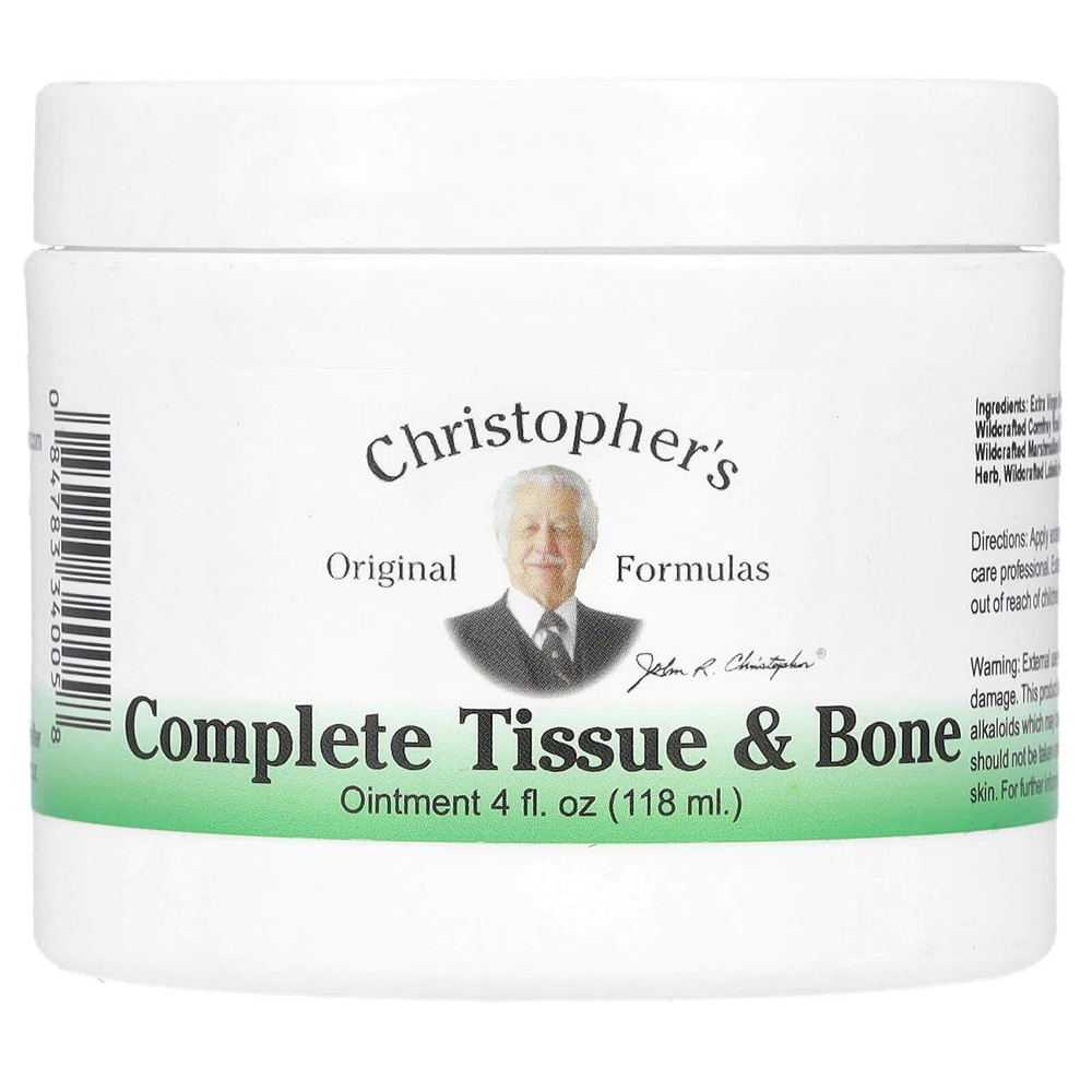 Christopher's Original Formulas, Совершенная мазь для тканей и костей, 4 жидких унции (118 мл)