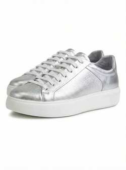 Кеды Polo серебряные