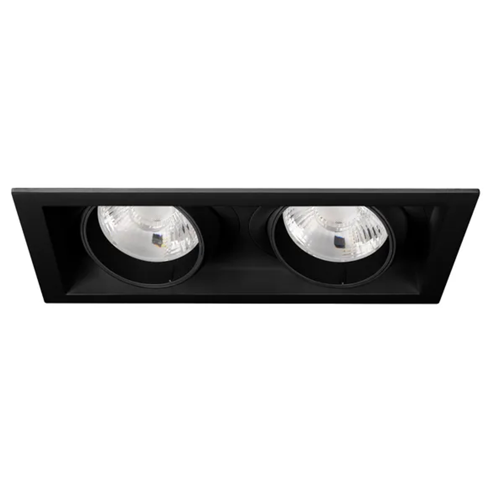 Светильник MS-VORTEX-BUILT-S250x140-2x30W Warm3000 (BK-BK, 17 deg, 230V) (Arlight, IP20 Металл, 5 лет) 058450