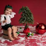 Искусственная ель на ножке "Гринч" (Литая хвоя с инеем) 70 см