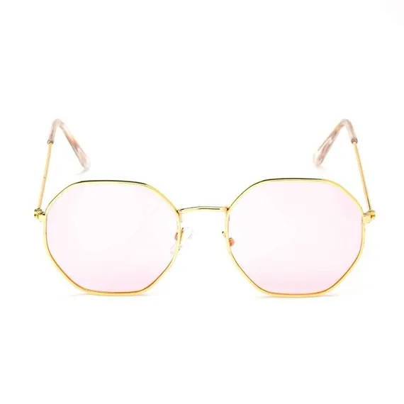 Очки солнцезащитные &quot;OneSun&quot;, 13 х 13 х 4.5 см, линза 4.5 х 5 см, розовые