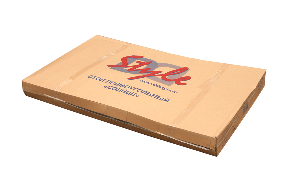 Стол пластиковый Солнце арт.741б прямоугольный (белый)