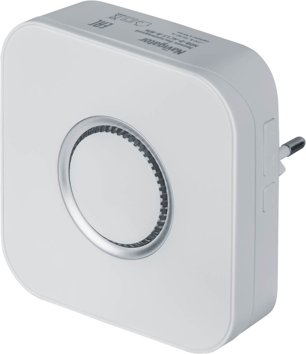 Звонок электрический Navigator 95 220 NDB-D-AC13-B-WH