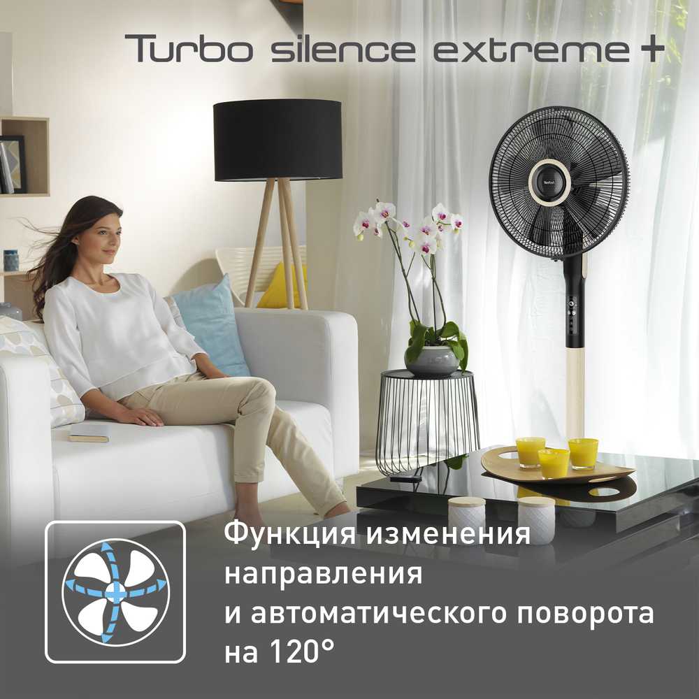 Напольный вентилятор Tefal Turbo Silence Extreme + VF5880F0