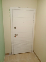 Дверь входная Лабиринт Трендо 03 - Орех бренди металлическая