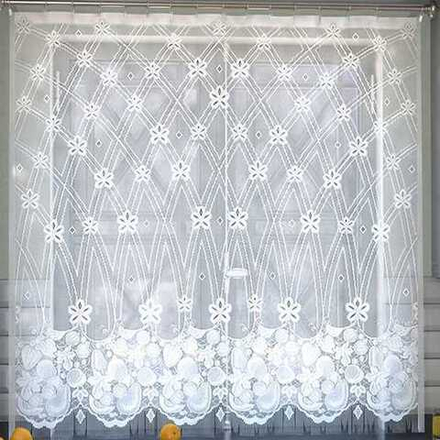 Занавеска "Л. м190", цвет белый, Беларусь.