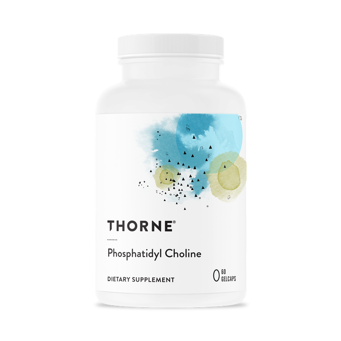 Фосфатидилхолин, Phosphatidyl Choline, Thorne Research, 60 желатиновых капсул