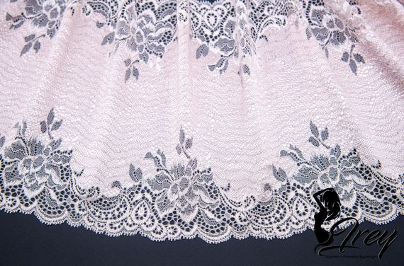 03-168 Кружево эластичное 23 см, лотос