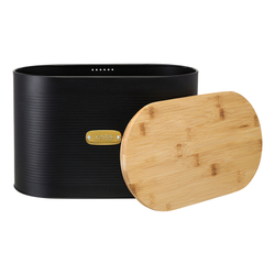 Хлебница 33.5х17.6х21.5см Smart Solutions Irmel графит