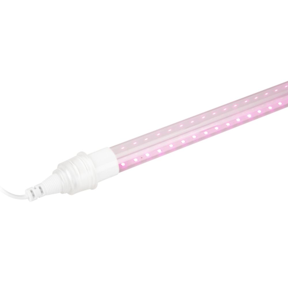 Светильник для растений, фитолампа светодиодная линейная ЭРА FITO-9W-Rb-Т8+FITO-Holder IP65 2хG13 с выключателем, 1.5м | Линейные фито светильники