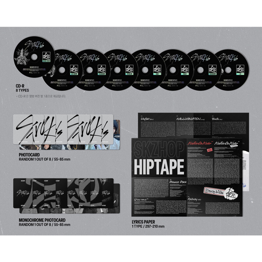 Альбом Stray Kids SKZHOP HIPTAPE '合(HOP)' (accordion ver.)