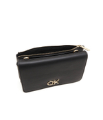 Сумка-мессенджер RE-LOCK DOUBLE GUSETT XBODY Calvin Klein - черный(K60K611531)