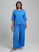 Блузка Летний драйв-2 Виотекс ГОЛУБОЙ