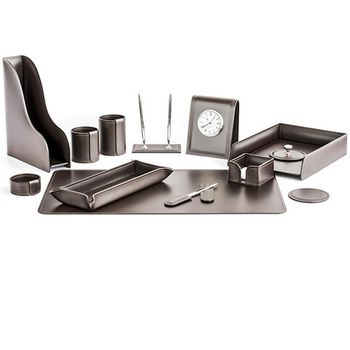 Настольный набор из кожи Cuoietto серии Business из 13 предметов (NBCCh13.2)