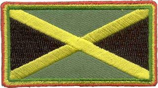 Нашивка Флаг Ямайки (с красным ободком)