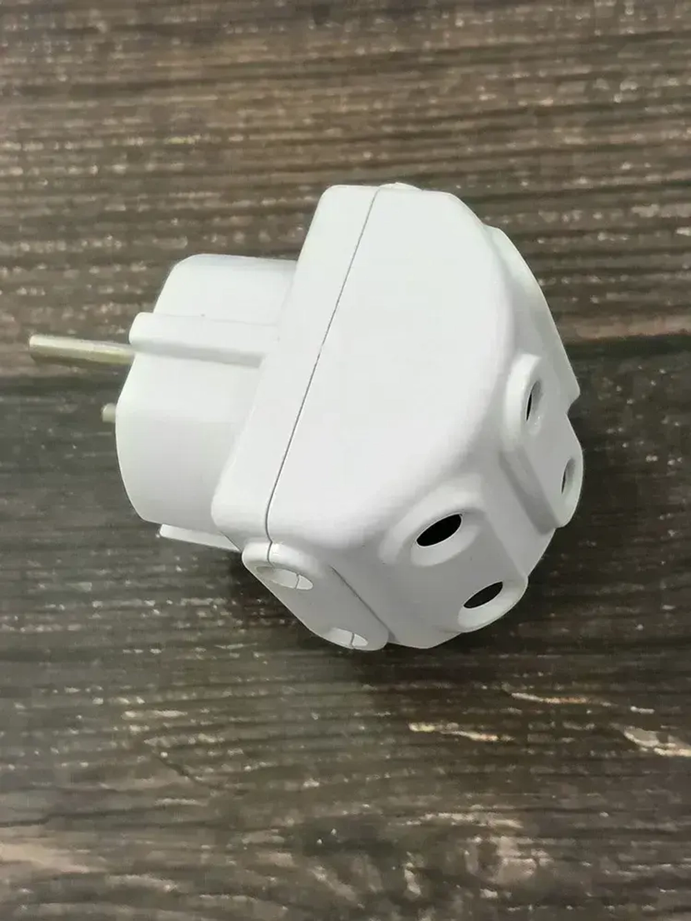 Разветвитель 5 гнезд без заземления, белый (10А, 250В )