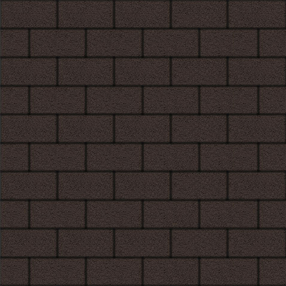 Тротуарная плитка ПРЯМОУГОЛЬНИК 200x100 мм - Гранит Коричневый