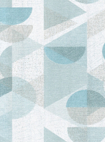 Геометр - 12 белая с перламутром