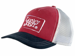 Бейсболка Lucky John SUMMER RED, размер L (58 см)