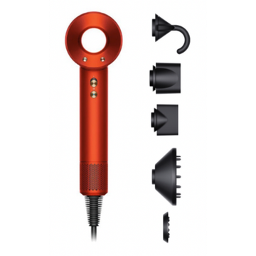 Фен Dyson Supersonic HD08 Gift Edition (Topaz / Orange) с кейсом EU (Наша вилка)