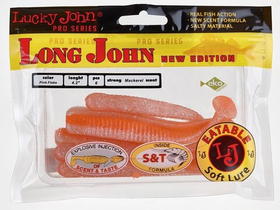 Мягкая приманка Lucky John LONG JOHN 4.2in (107 мм), цвет T27, 6 шт.
