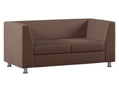 Двухместный диван с подлокотниками Marcus MC-P.02 экокожа Oregon 26