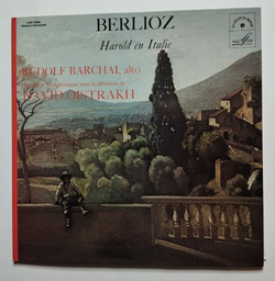 Винтажная виниловая пластинка LP H. Berlioz R. Barshai Г. Берлиоз, Р. Баршай, David Oistrakh Давид Ойстрах Harold En Italie (France 1970)