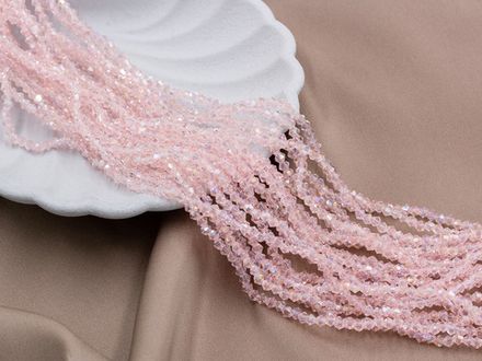 Нить бусин для украшений 3,5мм (ювелирное стекло)