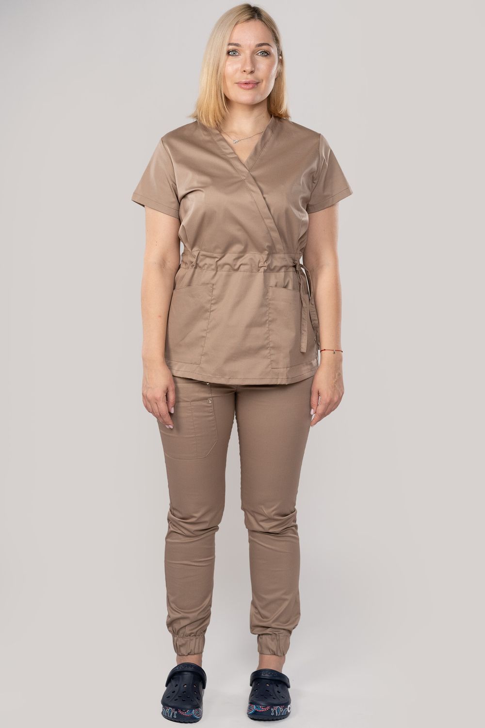 Костюм медицинский женский 386 ПЕСОЧНЫЙ