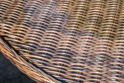 "Эспрессо–150 R" обеденная группа плетеная, цвет коричневый